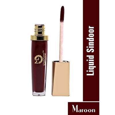 Matt Look Matte Liquid Sindoor Water Proof, Maroon 7 ml - Sindoor