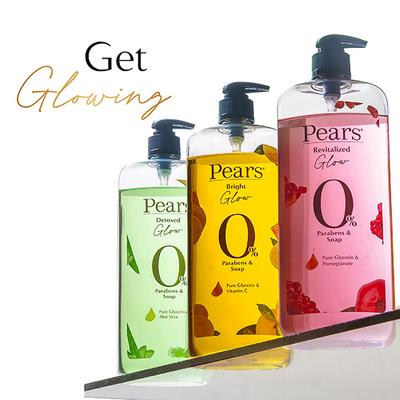 Pears 98% Pure Glycerin Detoxed Glow Body Wash 250 ml - Shower Gels & Body Wash