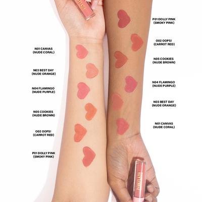 Pinkflash-L01 Melting Matte Lipcream-O02 Oops! 2.3 gm - Lipsticks