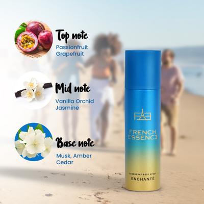 French Essence Deodorant Body Spray - Enchante 150 ml - Perfumes (Edt/Edp)