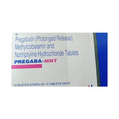 PREGABA MNT Tablet 10's - Neuropathic Pain-Dru