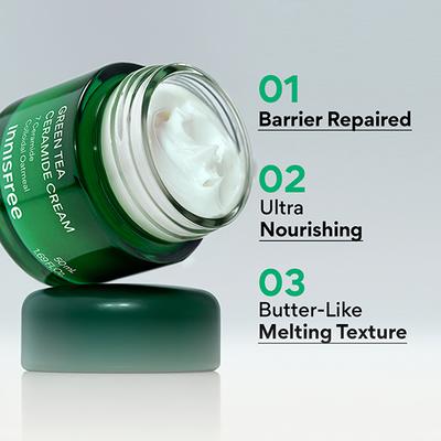 Innisfree Green Tea Ceramide Cream 50 ml - Face Moisturizers