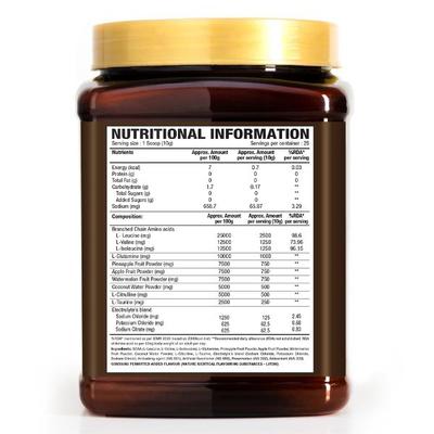 WOW Life Science Plant Based BCAA Supplement Powder - Litchi 250 gm - Bcaa Supplements