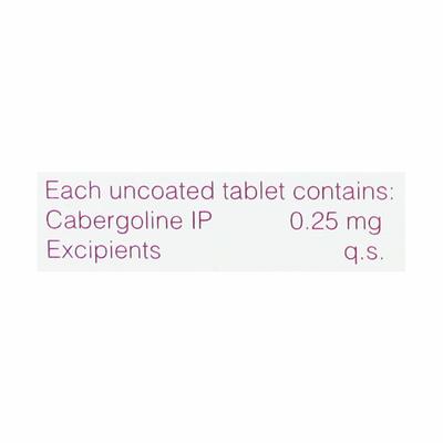 Caberlin 0.25mg Tablet 4'S - Hormonal Therapy-Oes