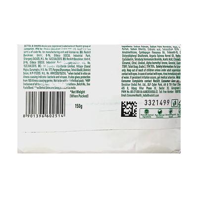 Dettol Soap - Skincare with 2X Moisturizers (Pack Of 5 X 150 g) - Soaps