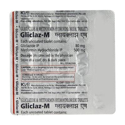 Gliclaz M Tablet 15'S - Diabetes-Ant