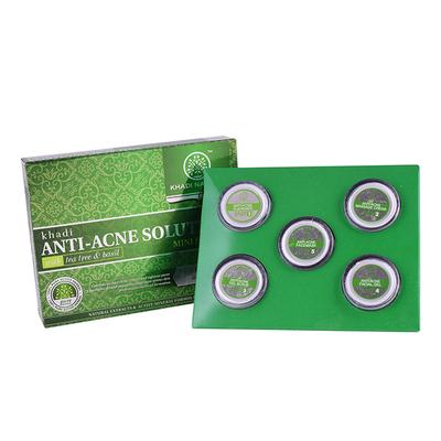 KHADI NATURAL ANTI-ACNE SOLUTIONS MINI FACIAL KIT 75 gm - Facial Kits