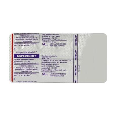 Natrilix Tablet 10'S - Hypertension-Diu
