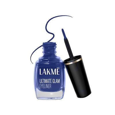 Lakme Ultimate Glam Eye Liner, Semi Matte, Blue, 9ml - Eyeliners