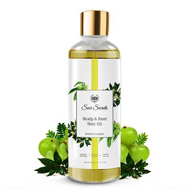 Seer Secrets Scalp & Root Hair Oil (Amla & Camphor) 200 ml - Hair Oils