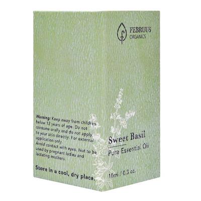 Februus Organics Pure Essential Oil - Sweet Basil 10 ml - Essential Oils