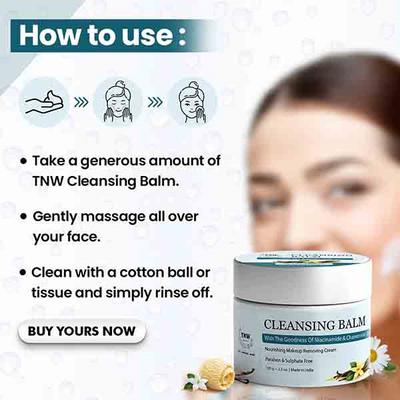 The Natural Wash Cleansing Balm 100 gm - Make Up Removers
