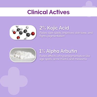 The Derma Co. 2% Kojic Acid Face Serum with 1% Alpha Arbutin & Niacinamide for Dark Spots And Pigmentation 10 ml - Face Serum