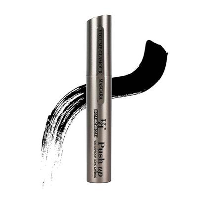 Half N Half Volume Glamour Mascara, Push Up Waterproof & Long Lasting, Black 12 ml - Mascaras