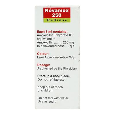Novamox 250mg Rediuse Suspension 60ml - Bacterial Infections-Pen