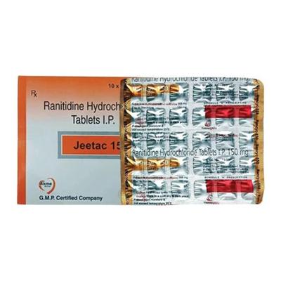 JEETAC 150 Tablet 30's - Ulcer/Reflux/Flatulence-Aaa
