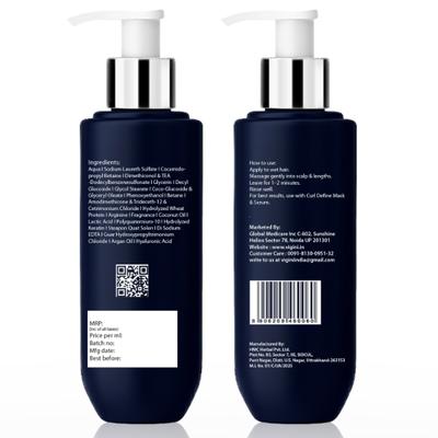 Dermistry Curl Defining With Keratin Hyaluronic Acid Wheat Protein Shampoo 200 ml - Shampoos