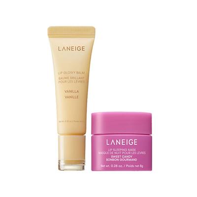 Laneige Lip Care Set 2.0 Sweet Candy Mini Lip Mask + Vanilla Lip Glowy Balm 1's - Lip Balms