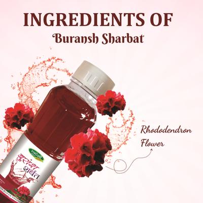 Swadeshi Buransh Sharbat 700 ml - Ayurvedic Juices