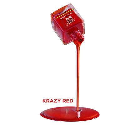 Streetwear Nail Enamel - Krazy Red 8 Ml - Nail Polish