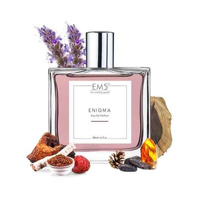 EM5 Enigma Unisex Perfume - Eau de Parfum Spray for Men & Women, Woody Amber Warm Spicy Accords 50 ml - Men Perfumes (Edt/Edp)