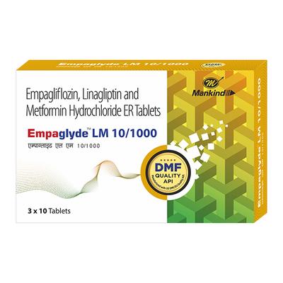 EMPAGLYDE LM 10/1000 Tablet 10's - Diabetes-Ant