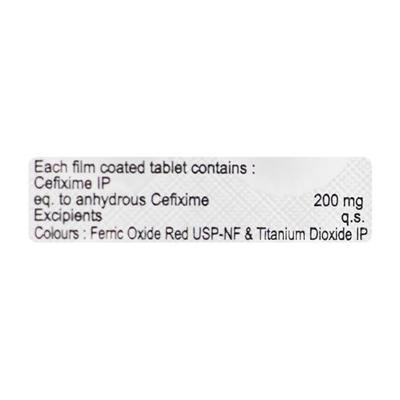 Mahacef 200mg Tablet 10'S - Bacterial Infections-Cep