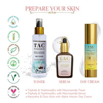 TAC The Ayurveda Co. Triphala & Yashtimadhu with 10% Niacinamide Face Toner 100 ml - Personal Care (Ayush)