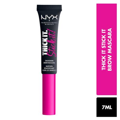 NYX Professional Makeup Thick It Stick It Brow Mascara Black 7 ml - Eyebrow Pencils & Enhancers