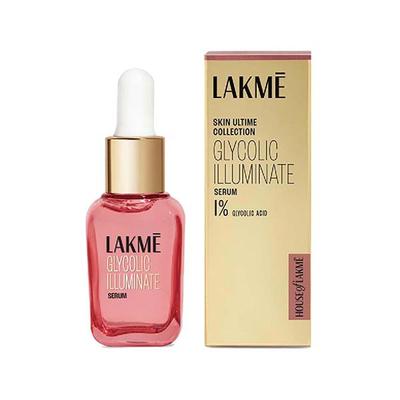 Lakme Glycolic Illuminate Serum with 1% Glycolic Acid Reduces Dullness and Improves Texture 30 ml - Essences