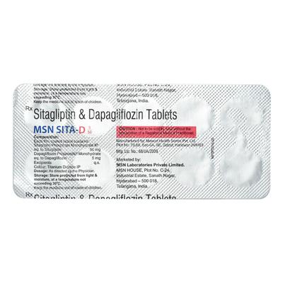 MSN SITA D 5/50 Tablet 10's - Diabetes-Ant