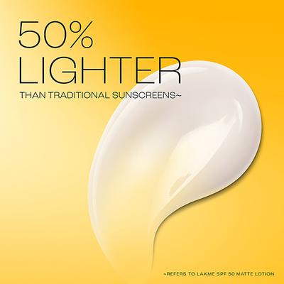 Lakme Sun Expert SPF 50 PA+++ Light Weight Gel 50 gm (N) - Face Sunscreen