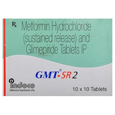 GMT SR 2mg Tablet 10'S - Diabetes-Ant