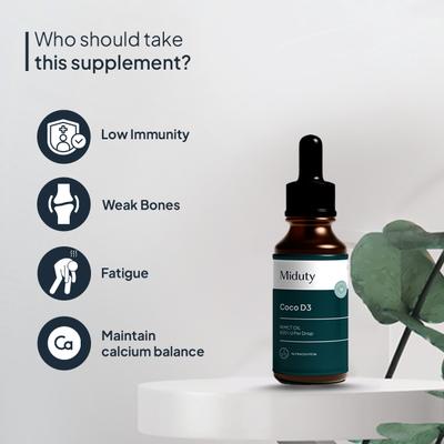 Miduty CoCo D3 Drops 50 ml - Multi-Vitamins