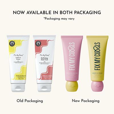 Fix My Curls Protein Styling Duo for Curly, Wavy, Dry and Frizzy Hair Enriched with Jojoba Oil and Sunflower Oil 50gm Each 4's - Hair Sets & Kits