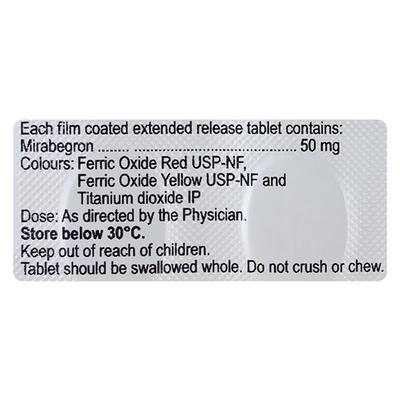 Megatas 50mg Tablet 10'S - Bladder And Prostate Disorders-Dru