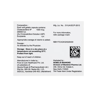 D3 KIND Capsule 8's - Supplements-Vam