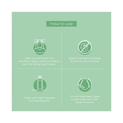 Ashba Botanics Leave-in Cream Conditioner for Curly & Wavy Hair 237 ml - Conditioners