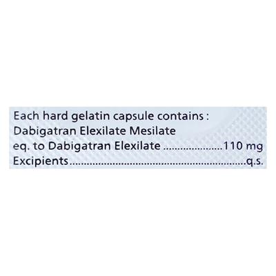 DABITAG 110mg Capsule 10's - Blood Clot-Ant