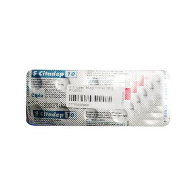 S Citadep 10mg Tablet 10'S - Depression-Ant