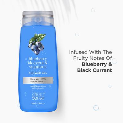 Cleansense Limequat & Blueberry Shower Gel (Combo of 2) 560 gm - Shower Gels & Body Wash