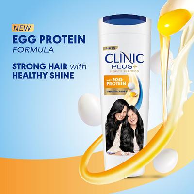 CLINIC PLUS Strength & Shine, with Egg Protein, Shampoo, for Strong & Shiny Hair 175 ml - Shampoos