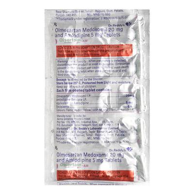 Olsertain AM Tablet 15'S - Hypertension-Ana