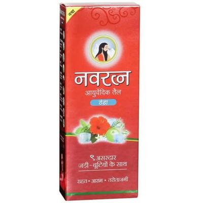 Navratna New Ayurvedic Cool Oil 450 ml - Hair Oils
