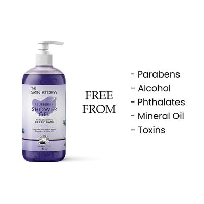 The Skin Story Blueberry Shower Gel 190 ml - Shower Gels & Body Wash