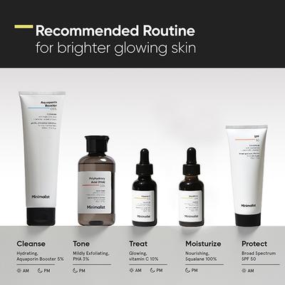 Minimalist Squalane 100 % Face Oil For 30 ml - Face Serum