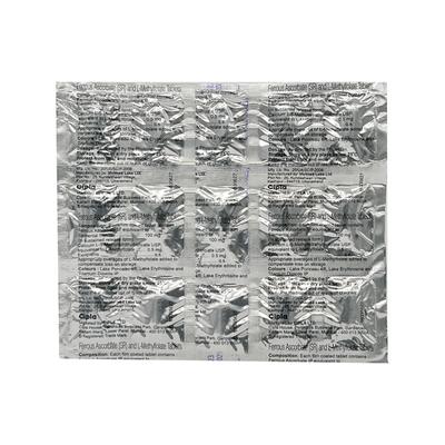 Cpink New 100mg Tablet 15'S - Iron Supplement/Anaemia-Vma