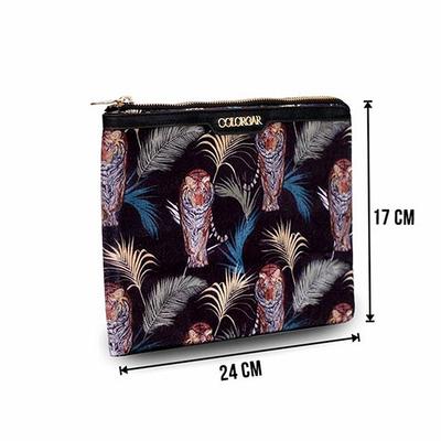 Colorbar Safari Small Flat Pouch - Multi 1's - Makeup Bags & Cases