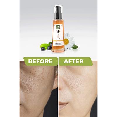 Organic Harvest Brightening Face Cleanser Kakadu Plum,Acai Berry & Rice Water Enriched With Vitamin C 150 ml - Face Wash & Cleansers
