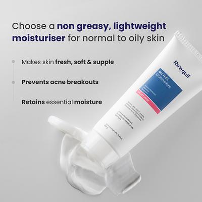 Reequil Oil Free Moisturiser For Normal, Oily & Combination Skin 100 gm - Face Moisturizers